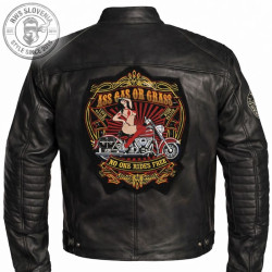 XXL NAŠITEK - ASS GAS OR GRASS - 24,5 X 28 CM