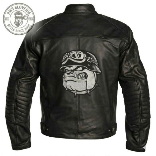 XXL NAŠITEK - BULDOG BIKER XXL 28 X 26 CM