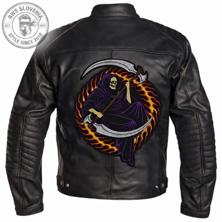 XXL NAŠITEK - DEATH IN PURPLE 30 X 25 CM