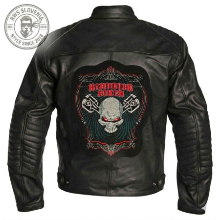 XXL NAŠITEK - HARCORE BIKER 29,5 X 24 CM