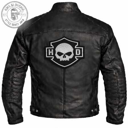 XXL NAŠITEK - HARLEY DAVIDSON  SKUL 26 X 22,5 CM