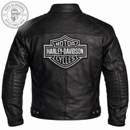 XXL NAŠITEK - HARLEY DAVIDSON GREY - 29 X 25 CM