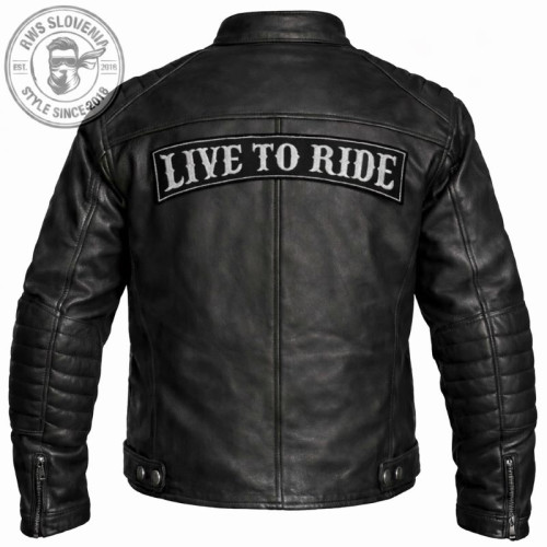 XXL NAŠITEK - LIVE TO RIDE 35 CM