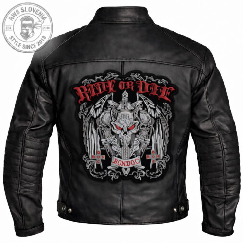 XXL NAŠITEK - RIDE OR DIE - 33 X 30 CM