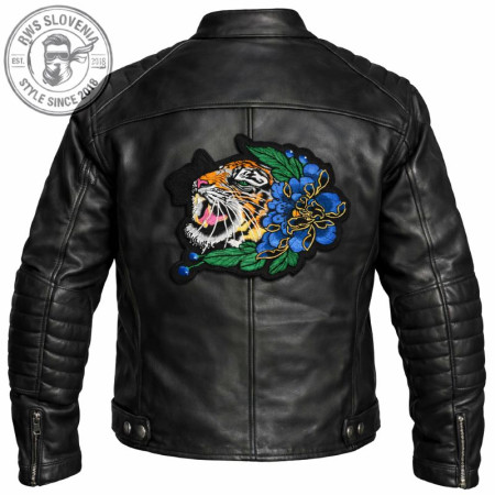 XXL  NAŠITEK - BLUE TIGER 26 X 23 CM