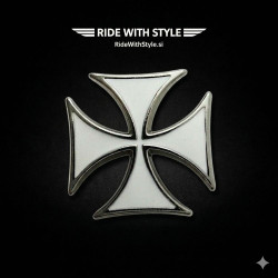 PRIPONKA - MALTEŠKI KRIŽ, BELI 