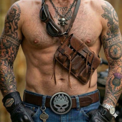 ZAPONKA ZA PAS - SKULL 